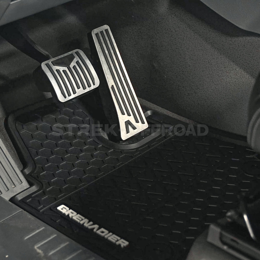TPE all weather floor mats installed in Ineos Grenadier