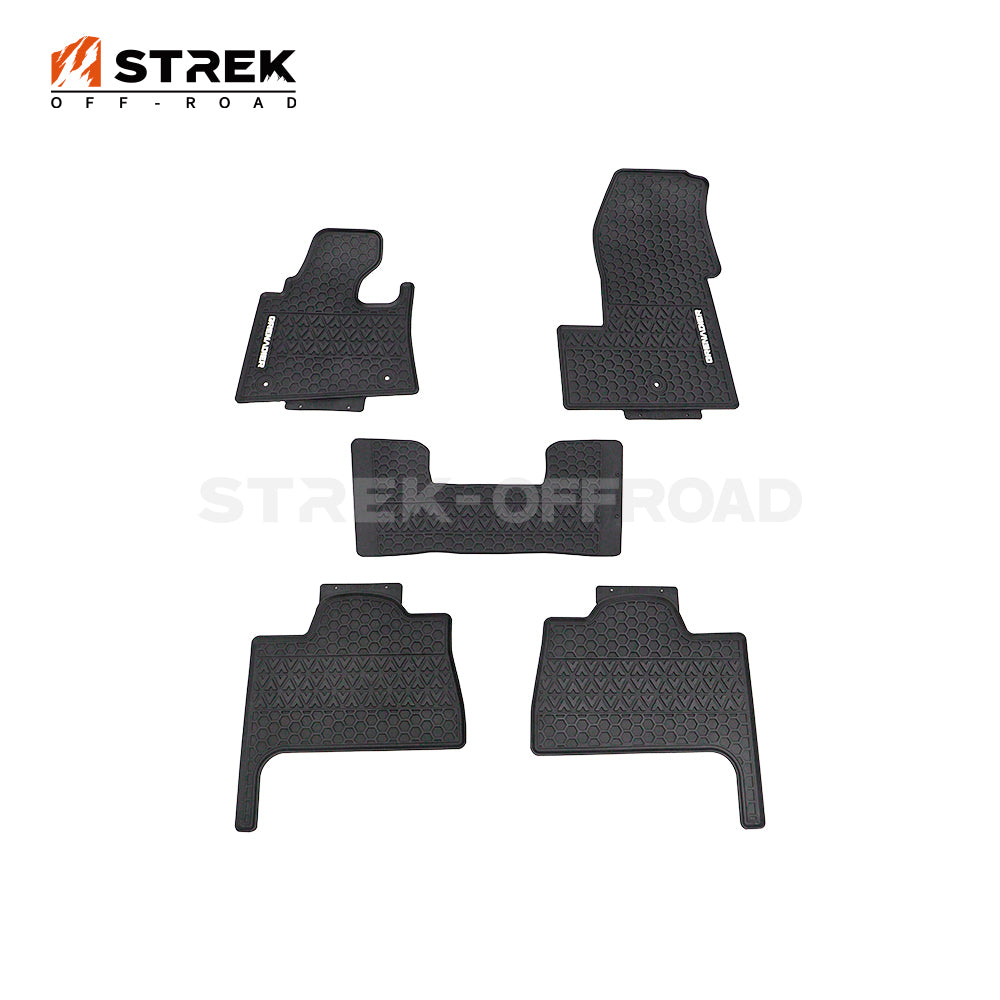 TPE all weather floor mats installed in Ineos Grenadier