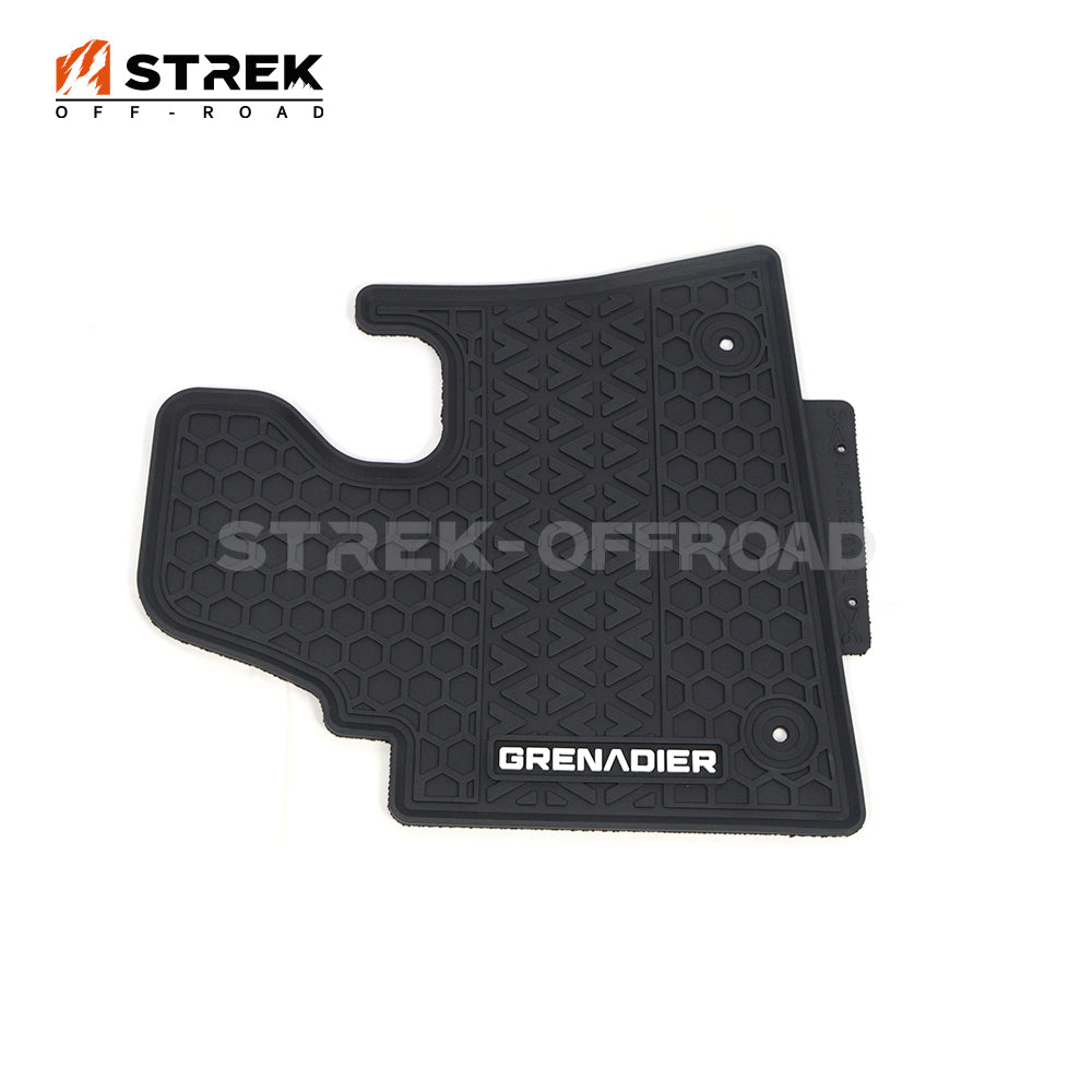 TPE all weather floor mats installed in Ineos Grenadier