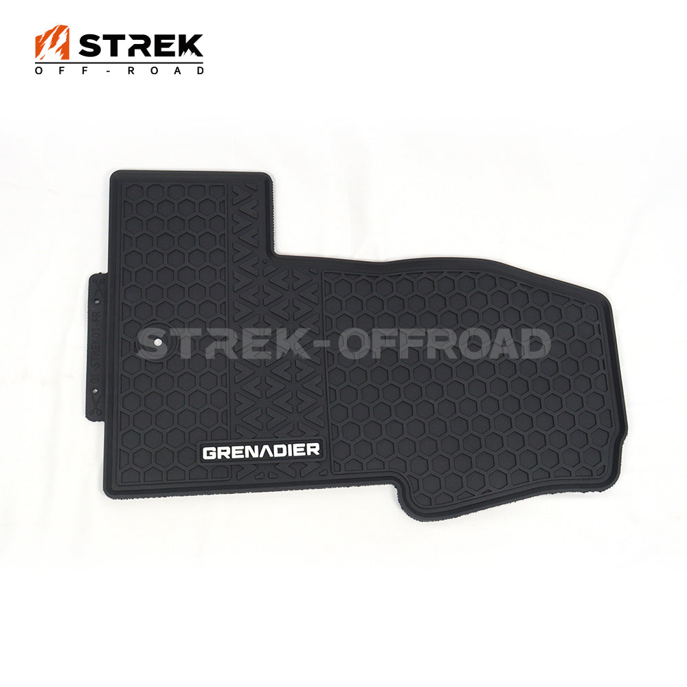 TPE all weather floor mats installed in Ineos Grenadier