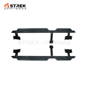 Black Aluminum Side Steps for Ineos Grenadier 2020-2024 by Strek Offroad