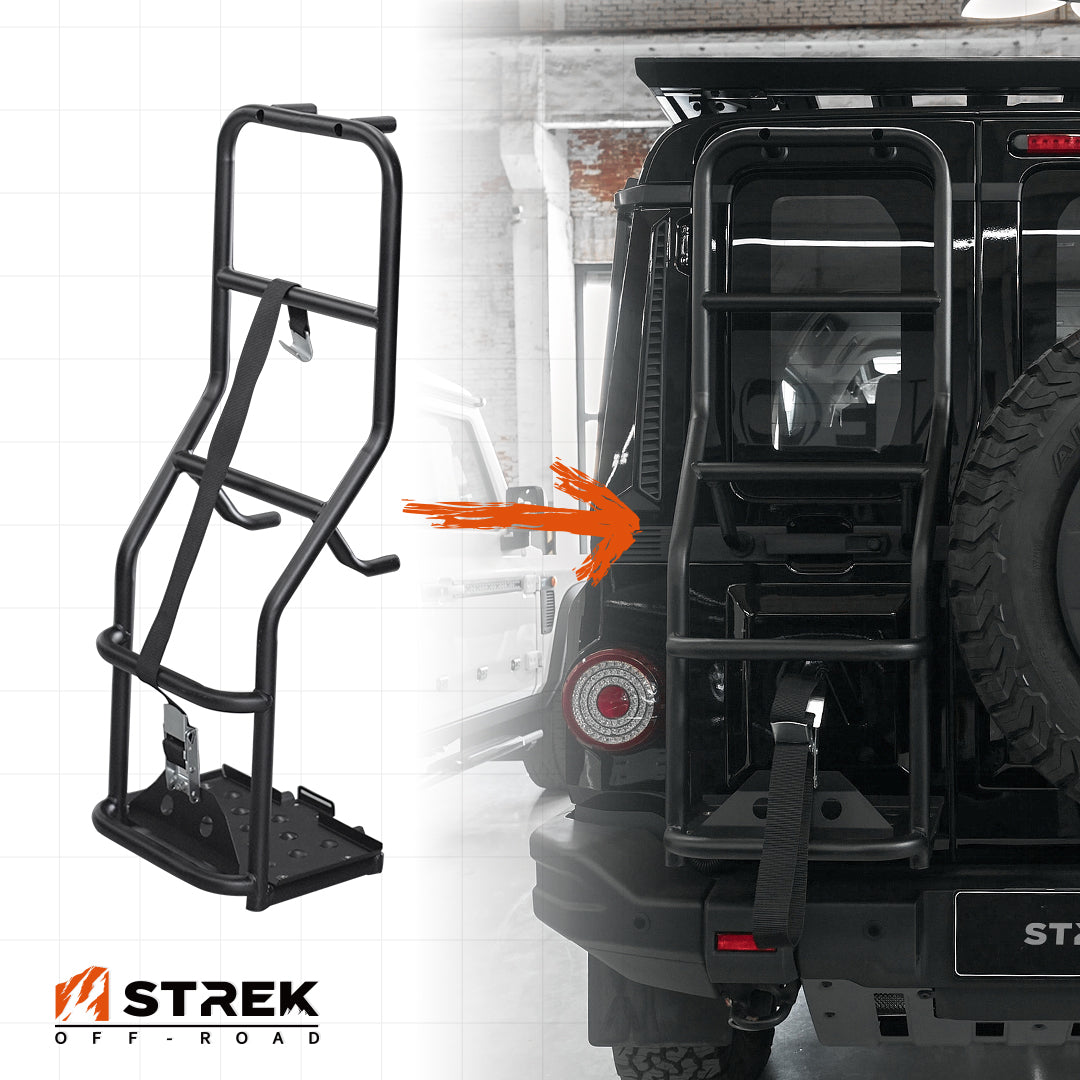 STREK OFF ROAD|Aluminum Car Rear Trunk Rack Tail Door Ladder Climbing For Ineos Grenadier 2023+