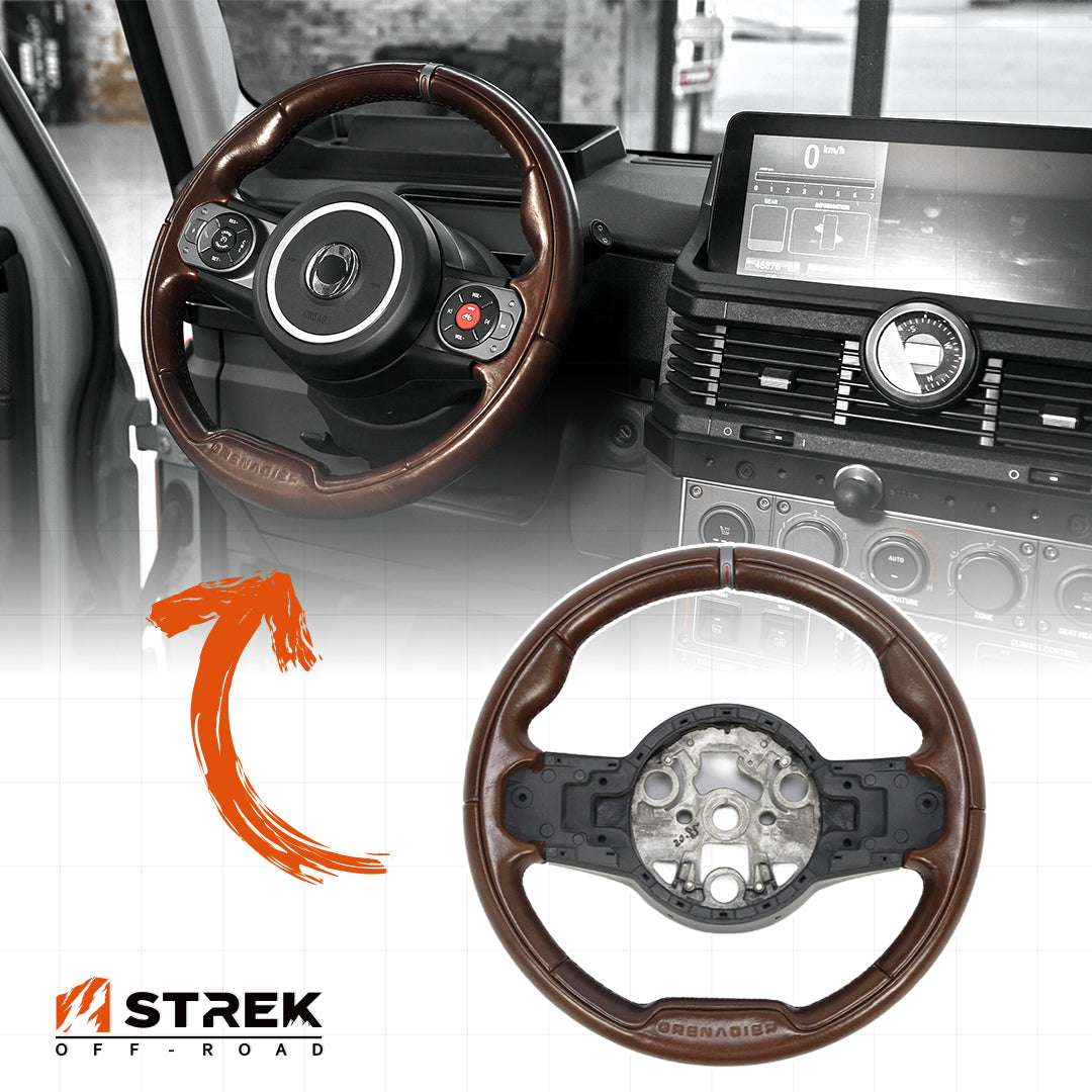 STREK OFF ROAD|CUSTOMIZED STEERING WHEEL COVERING