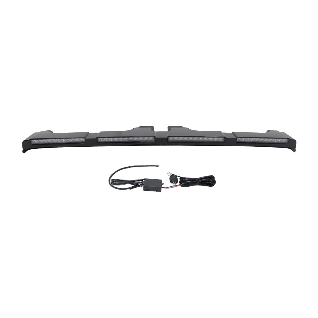 Ineos Grenadier 4 LED Roof Light Bar Glossy Black, 6000 lumens quad LED - Strek Offroad
