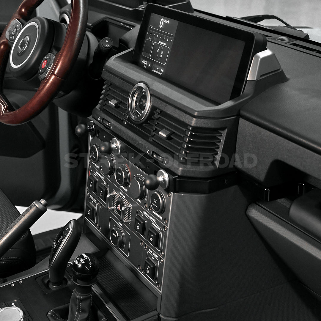 Aluminum alloy console track installed in Ineos Grenadier