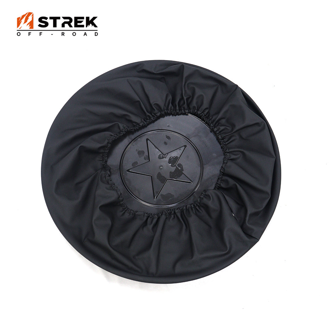Captain America spare wheel cover by STREK®️ installed on Ineos Grenadier