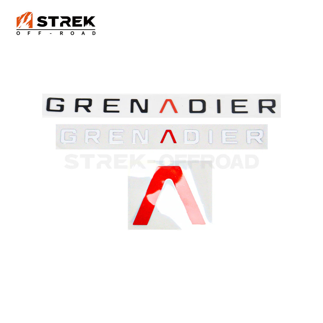 Custom logo stickers installed on Ineos Grenadier hood and tailgate