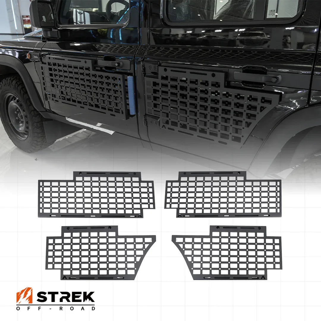 Strek Viewing Rack Ineos Grenadier MOLLE Panels - Door Storage Panel Set of 4 | Strek Offroad