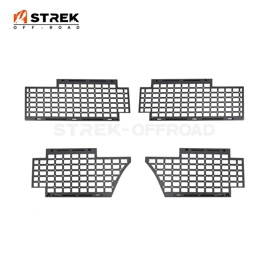 Strek Viewing Rack Ineos Grenadier MOLLE Panels - Door Storage Panel Set of 4 | Strek Offroad