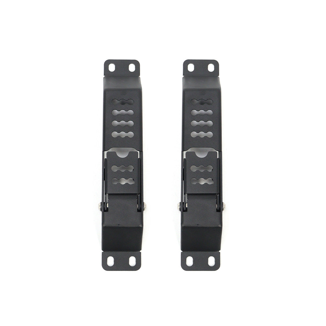 Ineos Grenadier Door Hinge Step black carbon steel, folded position - Strek Offroad