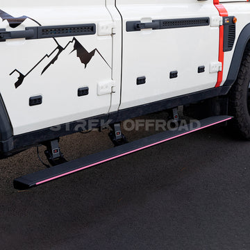 Ineos Grenadier Electric Running Boards with LED Light Strips-LED Side Step