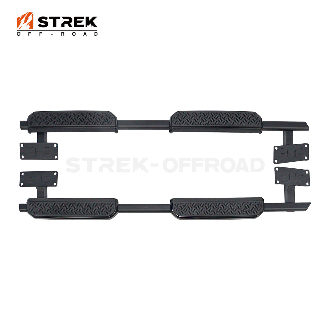 Ineos Grenadier fixed side steps with Defender style step pads