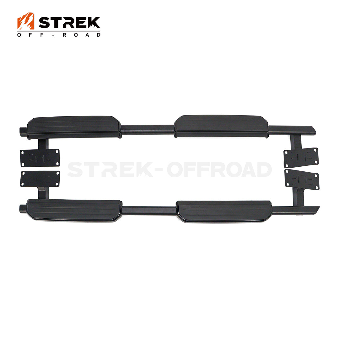 Ineos Grenadier fixed side steps with Defender style step pads