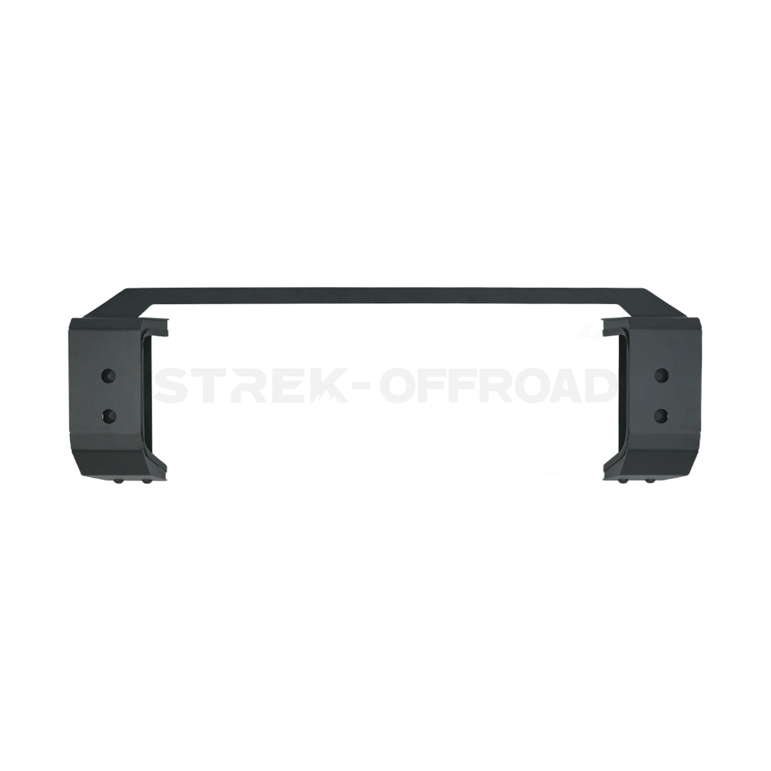 Front bumper light bar mounting bracket installed on INEOS Grenadier US and European models