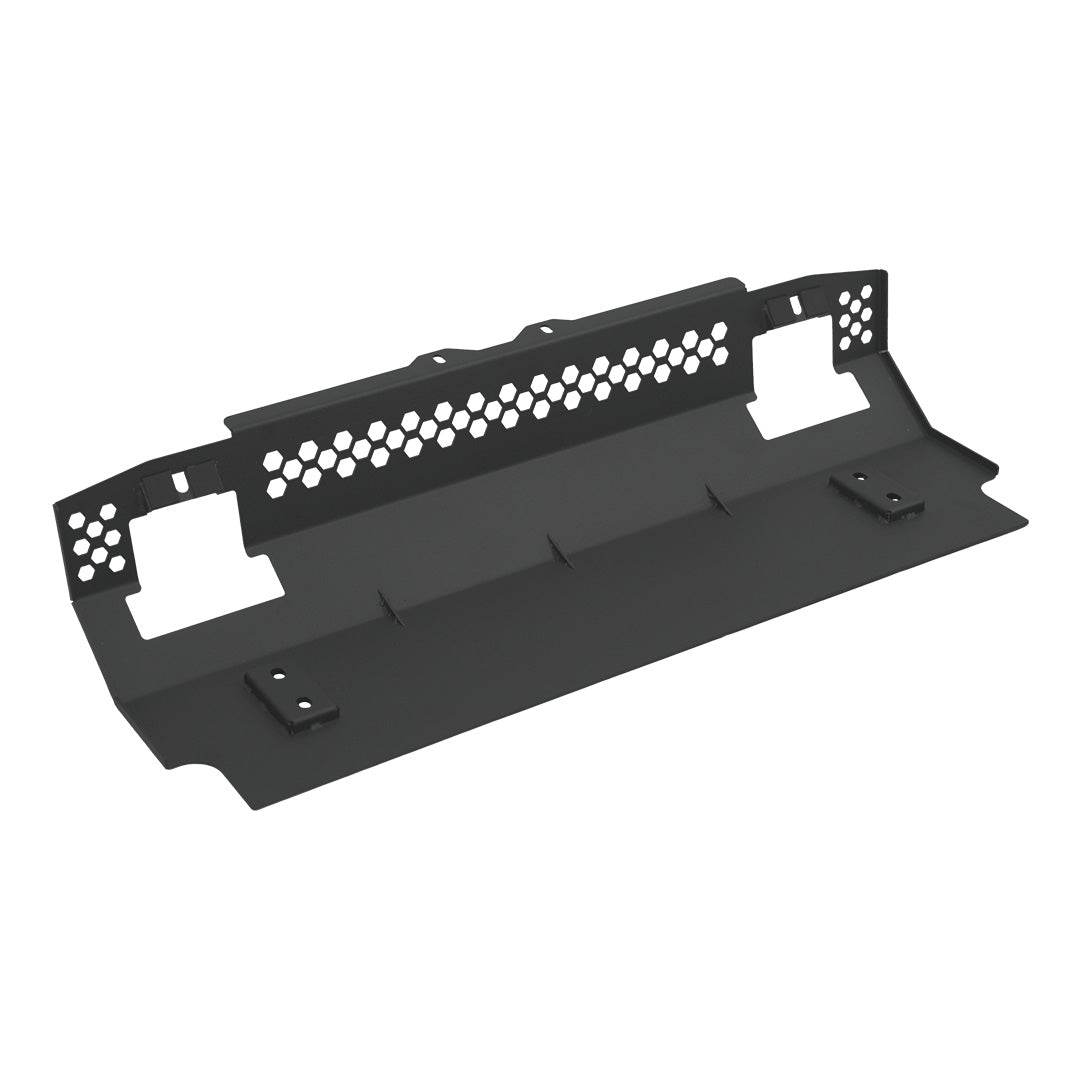Ineos Grenadier Front Skid Plate rear view showing mounting points - Strek Offroad