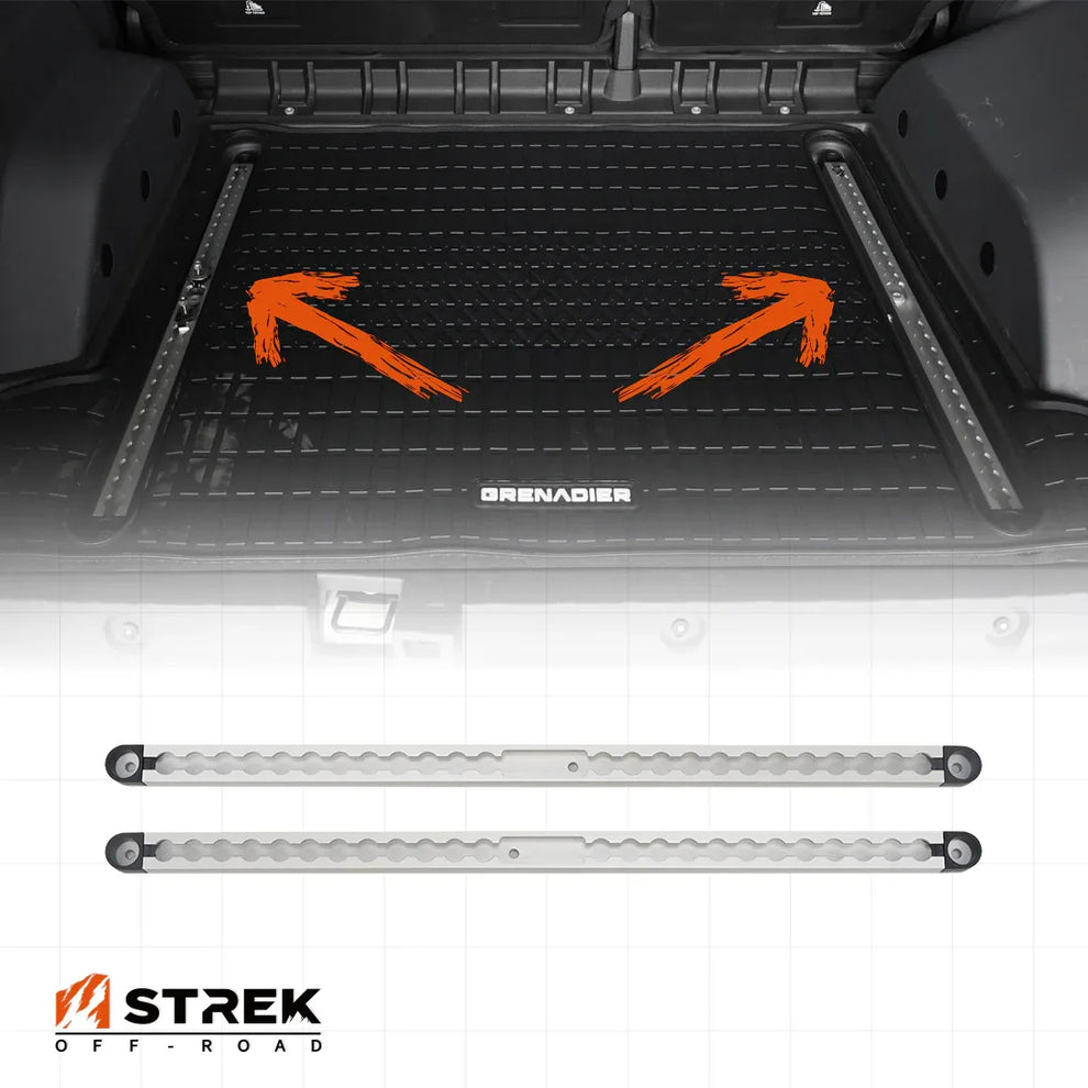 Ineos Grenadier Expansion Rail Slot - Trunk Storage System | Strek Offroad