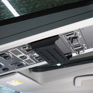 Ineos Grenadier Overhead Console Storage Tray Installed - Between Toggle Switch Columns | Strek Offroad