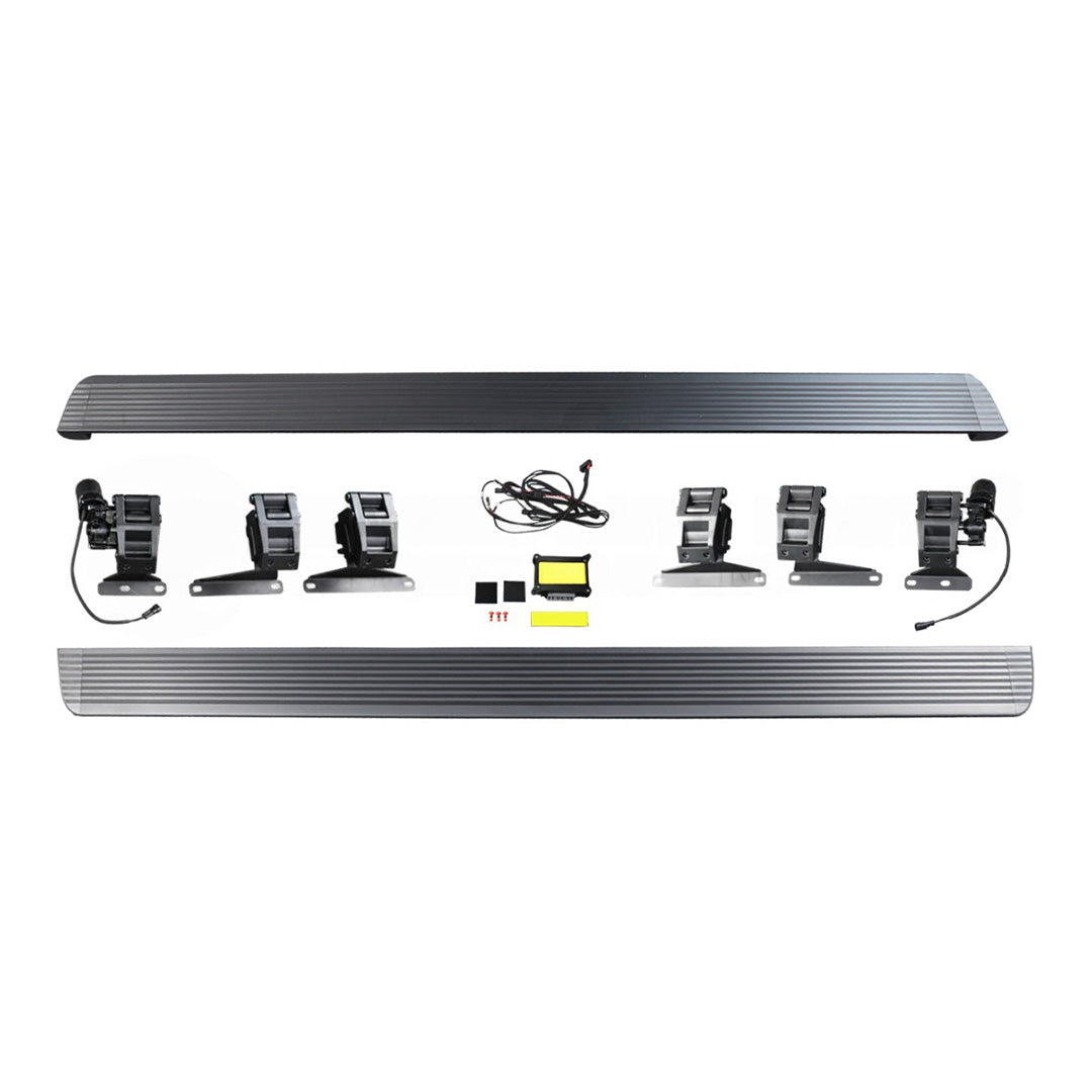 Ineos Grenadier Quartermaster Electric Side Steps without LED - Power Running Boards - Strek Offroad