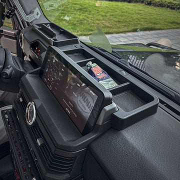 Ineos Grenadier Behind Screen Storage Tray - ABS with Rubber Liners