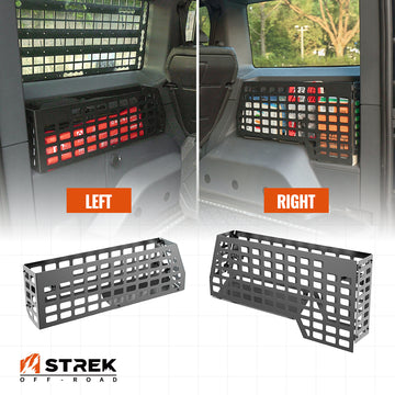 Ineos Grenadier rear cargo molle panel organizer installed in trunk