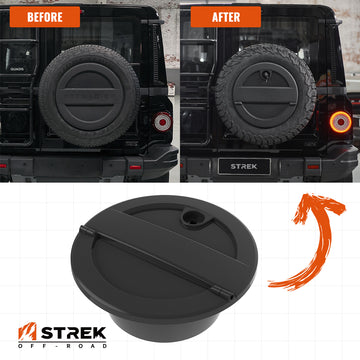 Ineos Grenadier Spare Tire Storage Box - Lockable Wheel Cover
