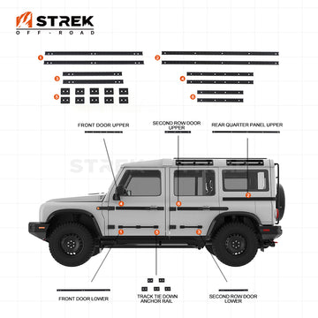 Exterior Utility Belt Kit for Grenadier 2023+ by Strek Offroad