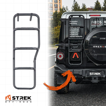 Rear Door Ladder with Anti-Slip Plates for Ineos Grenadier Station Wagon