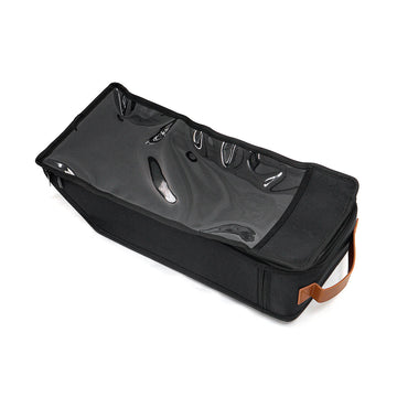 Ineos Grenadier Under Seat Organizer Oxford cloth with leather handle, white background - Strek Offroad