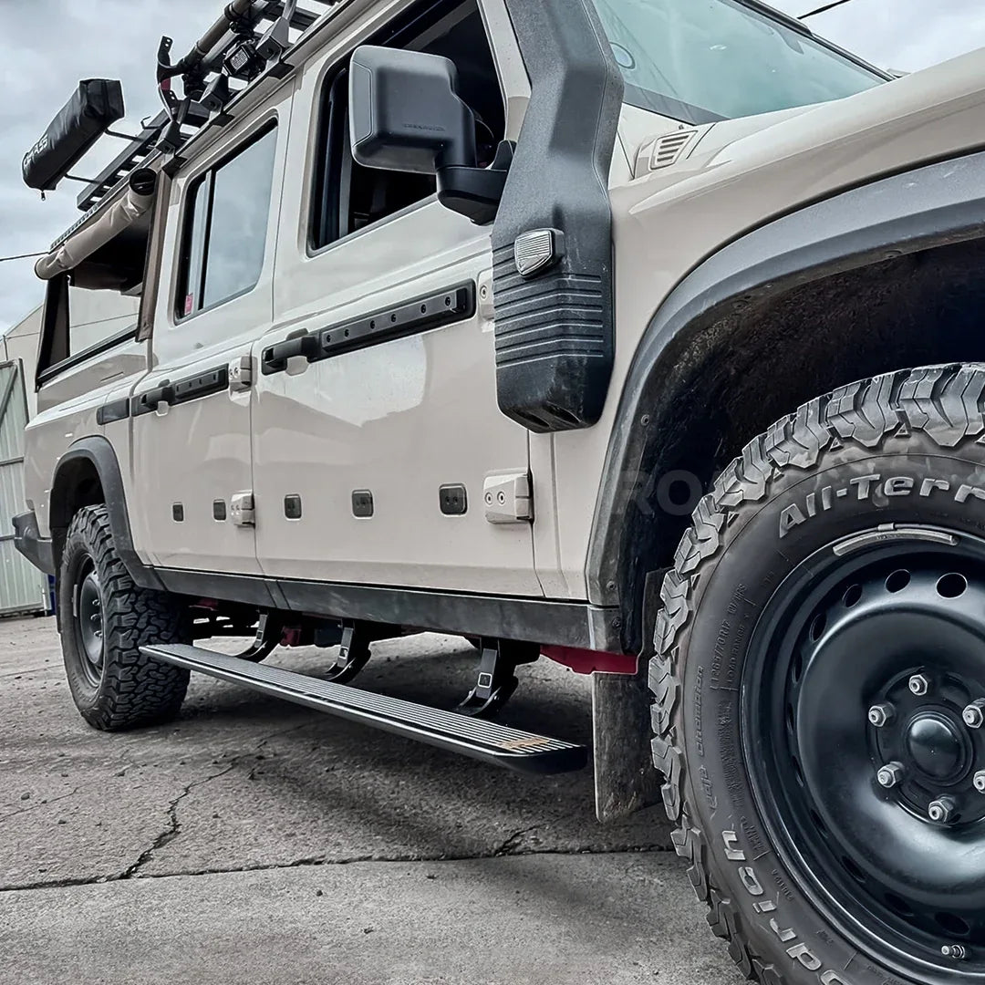 Ineos Grenadier Side Steps - Fixed & Electric Running Boards | Strek ...