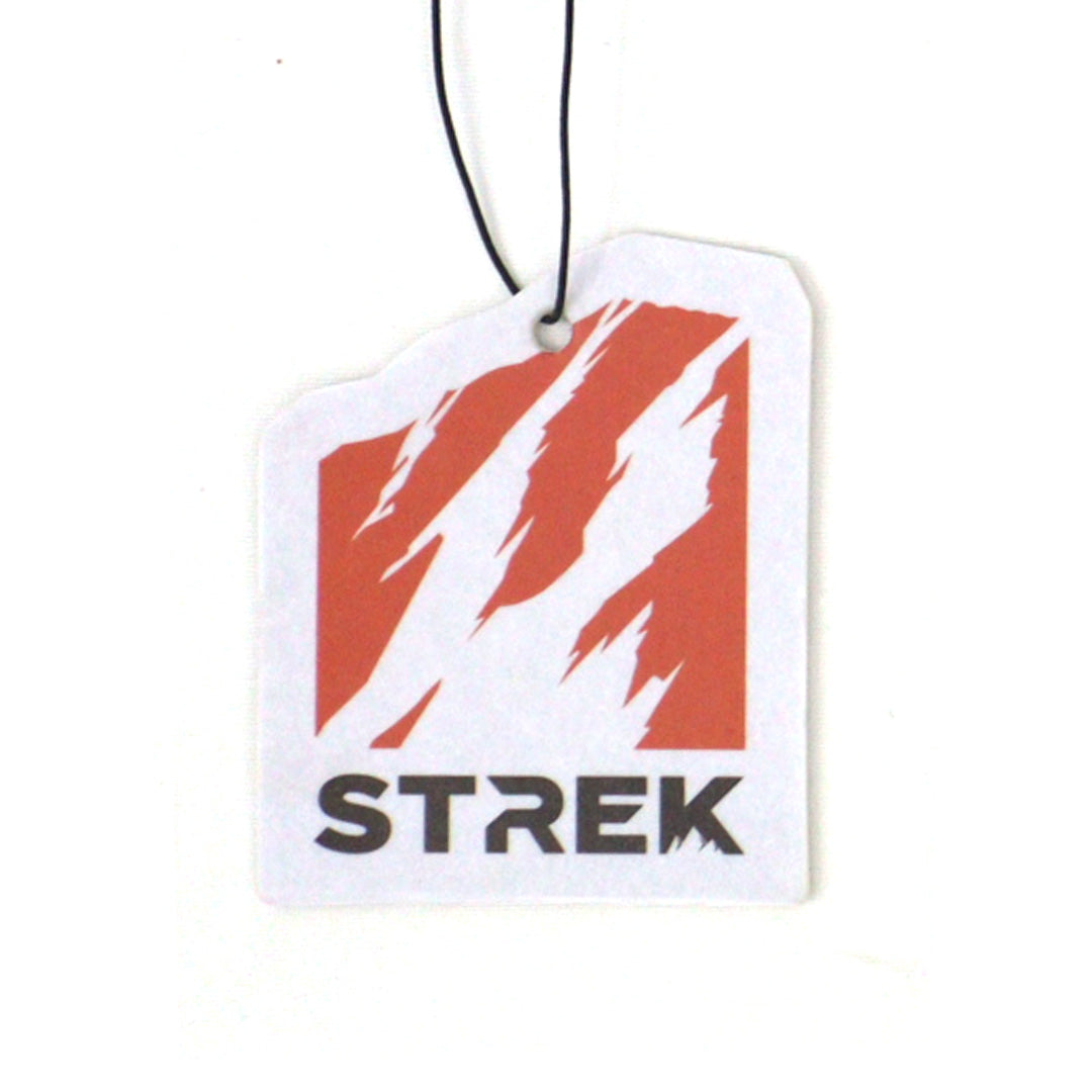 STREK Claw Logo Air Freshener Card in Oud Wood scent for INEOS Grenadier shown on a white background.