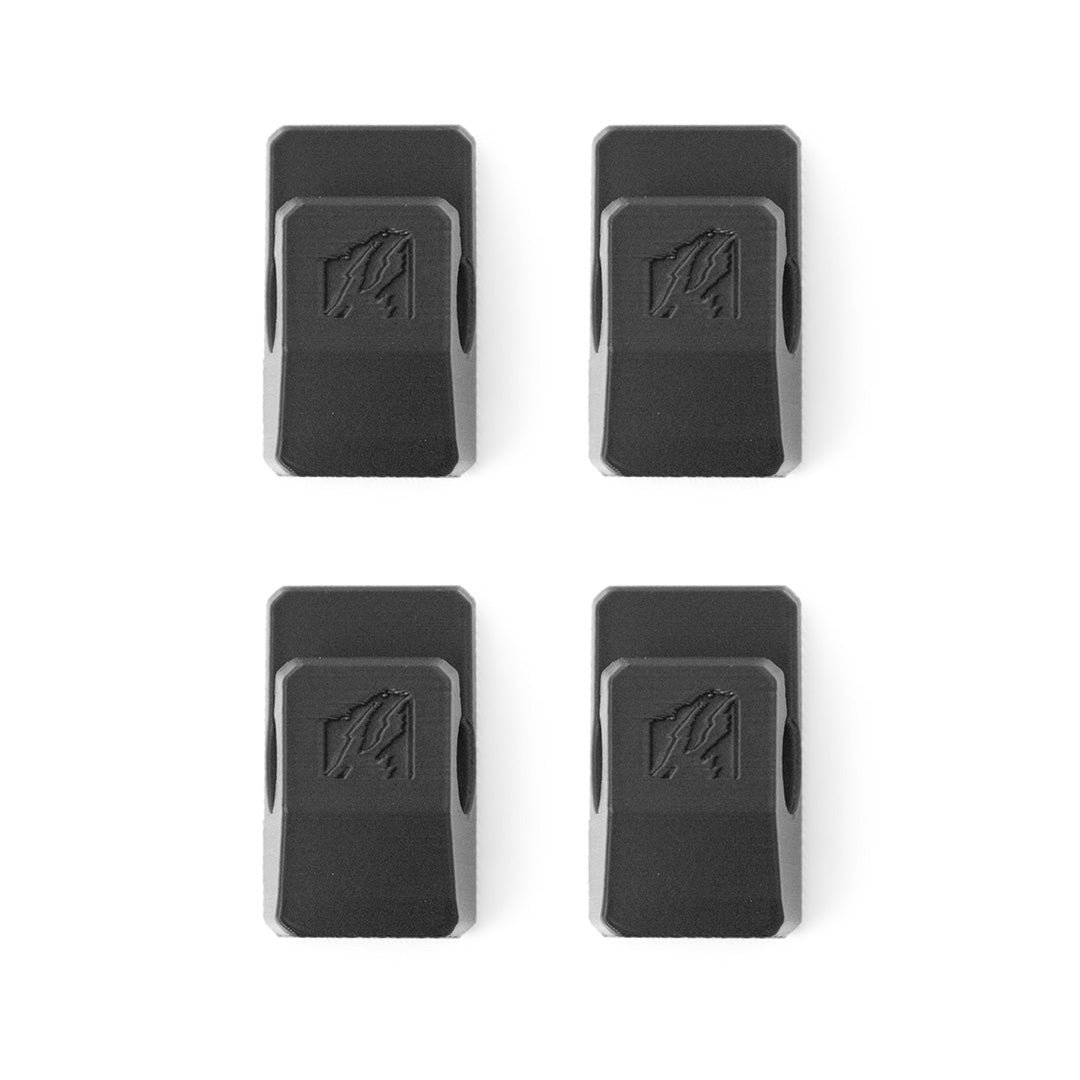 Strek Offroad 3D printed adhesive car interior hook, set of 4 displayed - Strek Offroad