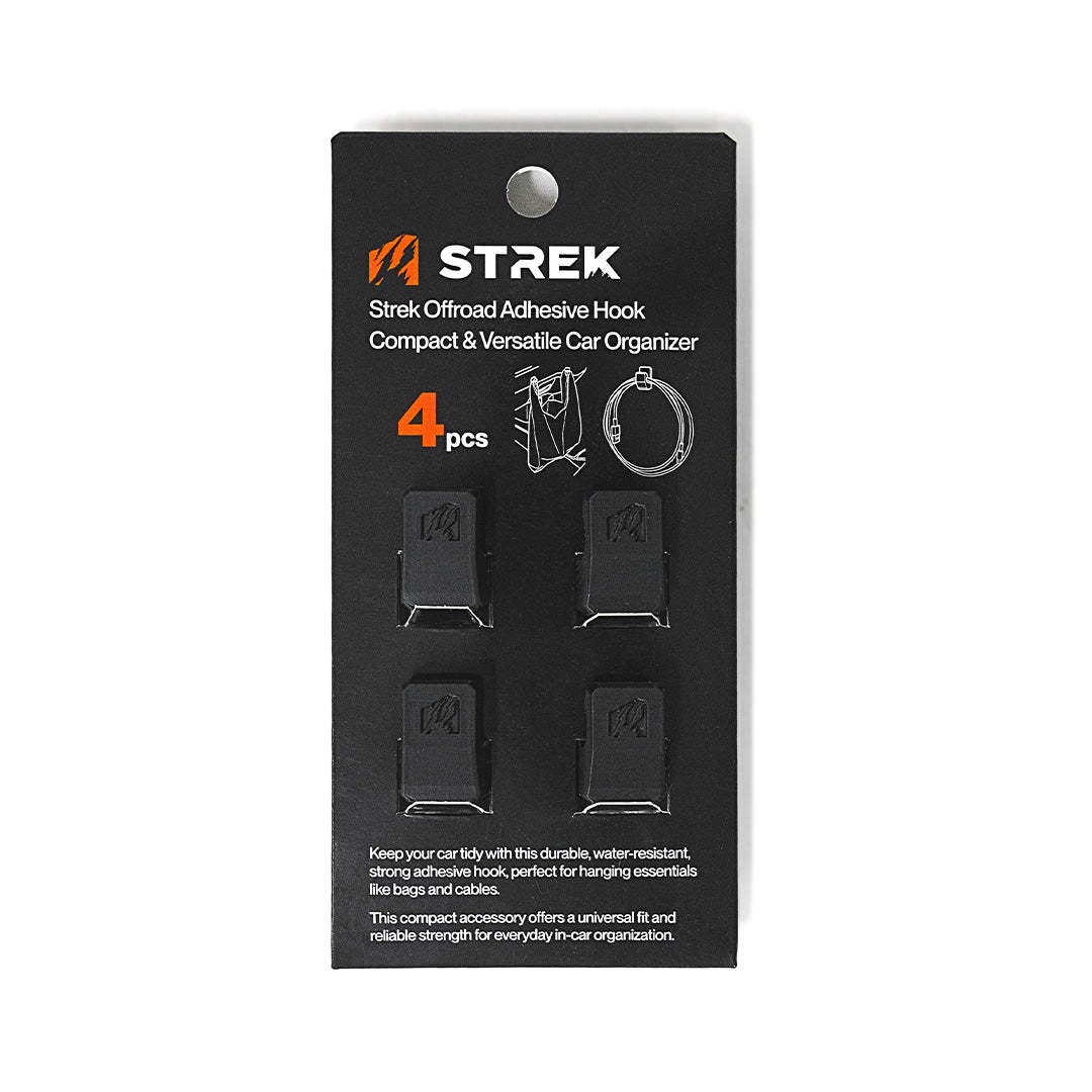 Strek Offroad 3D printed adhesive hook retail packaging with product inside - Strek Offroad